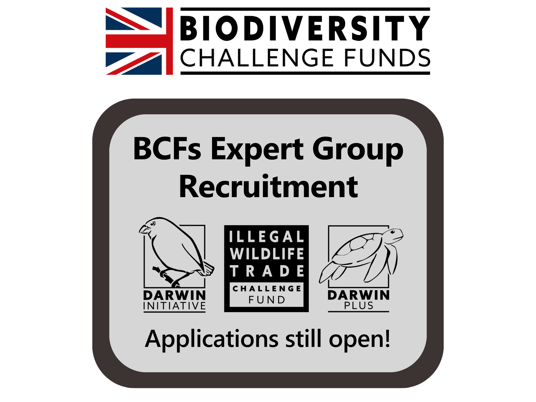 Recruiting for the BCFs Expert Groups